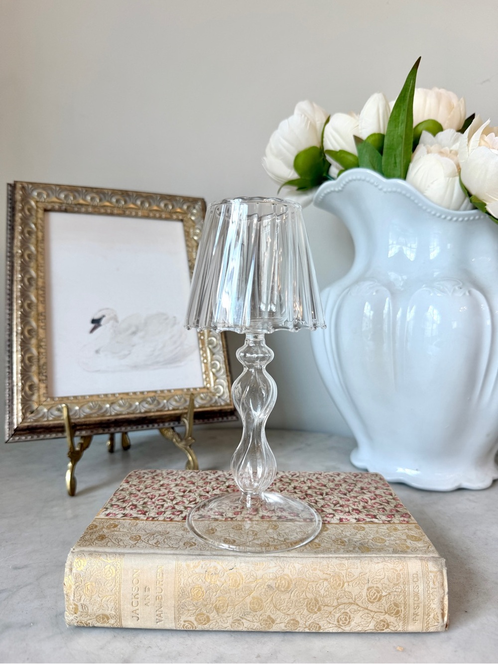 Glass Decorative Mini Lamp or Candle Votive